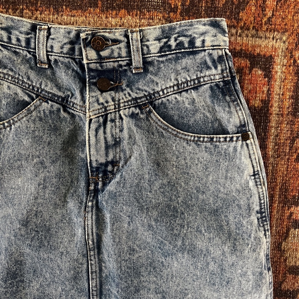 COPY - Vintage 80s Denim Skirt - Picture 2 of 2
